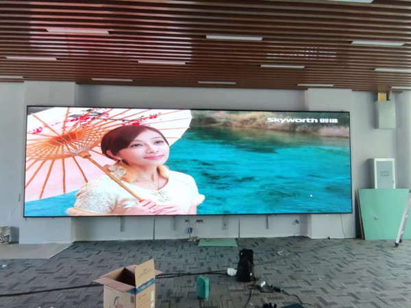 娄烦P1.53led小间距屏安装案例